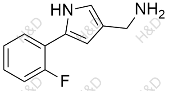 沃諾拉贊雜質(zhì)88,(5-(2-fluorophenyl)-1H-pyrrol-3-yl)methanamine