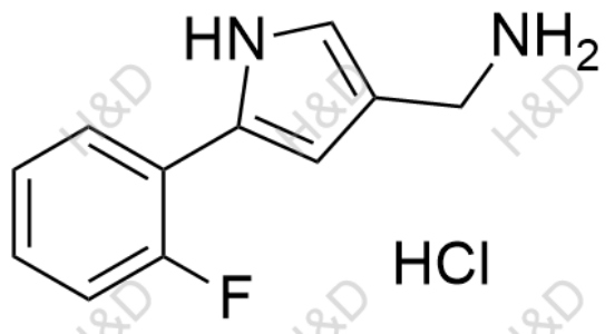 沃諾拉贊雜質(zhì)88（鹽酸鹽）,(5-(2-fluorophenyl)-1H-pyrrol-3-yl)methanamine hydrochloride