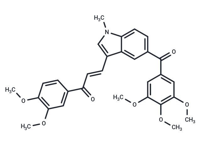 化合物 Tubulin polymerization-IN-21,Tubulin polymerization-IN-21