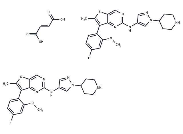 化合物 MAX-40279 hemifumarate,MAX-40279 hemifumarate