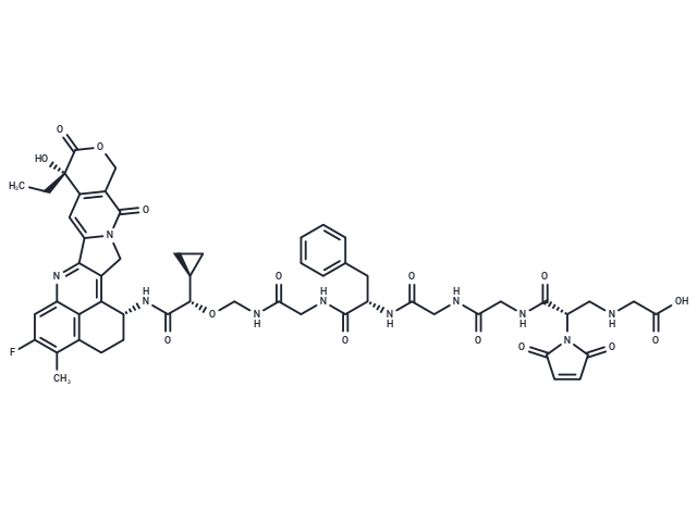 化合物 Gly-Mal-Gly-Gly-Phe-Gly-amide-methylcyclopropane-Exatecan,Gly-Mal-Gly-Gly-Phe-Gly-amide-methylcyclopropane-Exatecan