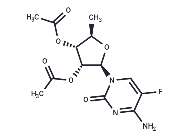 化合物 2′,3′-Di-O-acetyl-5′-deoxy-5-fluorocytidine,2′,3′-Di-O-acetyl-5′-deoxy-5-fluorocytidine