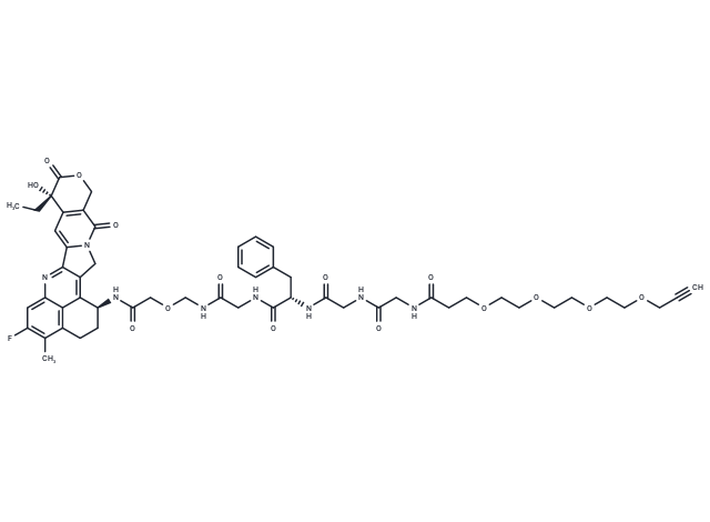 化合物 Propargyl-PEG4-GGFG-DXd,Propargyl-PEG4-GGFG-DXd