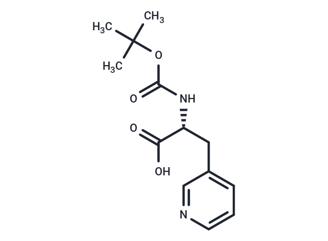 化合物 Boc-3-(3-pyridyl)-D-Ala-OH,Boc-3-(3-pyridyl)-D-Ala-OH