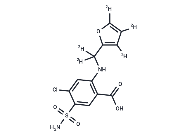 化合物 Furosemide-d5,Furosemide-d5