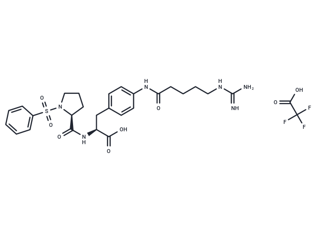 化合物 αvβ1 integrin-IN-1 TFA,αvβ1 integrin-IN-1 TFA (1689540-62-2 free base)