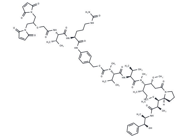 化合物 Bi-Mc-VC-PAB-MMAE,Bi-Mc-VC-PAB-MMAE