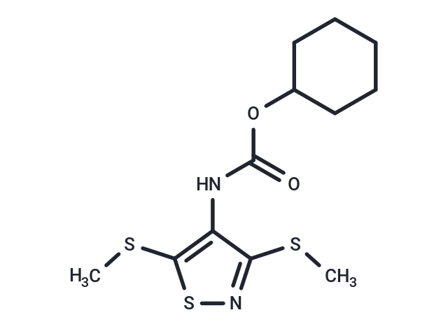 化合物 Cyclohexyl [3,5-bis(methylthio)-4-isothiazolyl]carbamate,Cyclohexyl [3,5-bis(methylthio)-4-isothiazolyl]carbamate