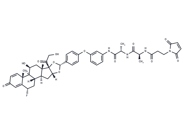 化合物 Glucocorticoid receptor agonist-2 Ala-Ala-Mal,Glucocorticoid receptor agonist-2 Ala-Ala-Mal