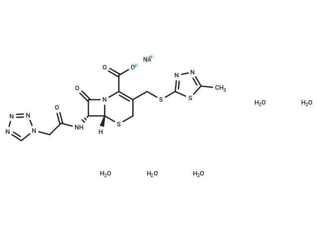 化合物 Cefazolin sodium pentahydrate,Cefazolin sodium pentahydrate