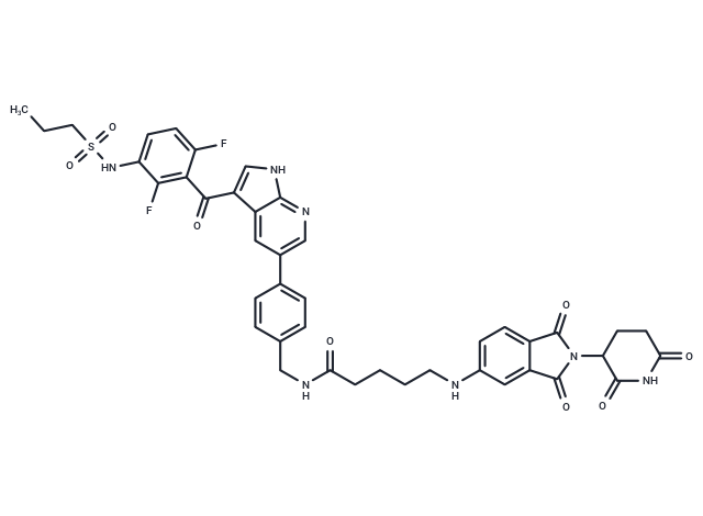 化合物 PROTAC BRAF-V600E degrader-2,PROTAC BRAF-V600E degrader-2