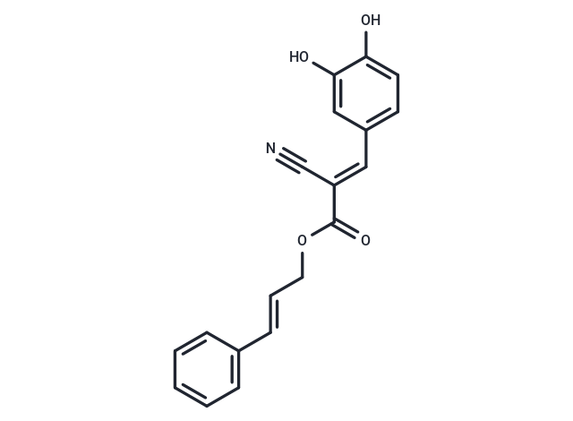 化合物 Cinnamyl-3,4-dihydroxy-α-cyanocinnamate,Cinnamyl-3,4-dihydroxy-α-cyanocinnamate