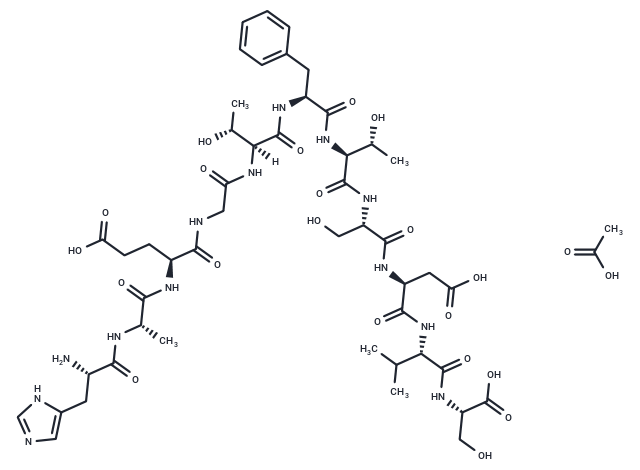 化合物 HAEGTFTSDVS acetate,HAEGTFTSDVS acetate