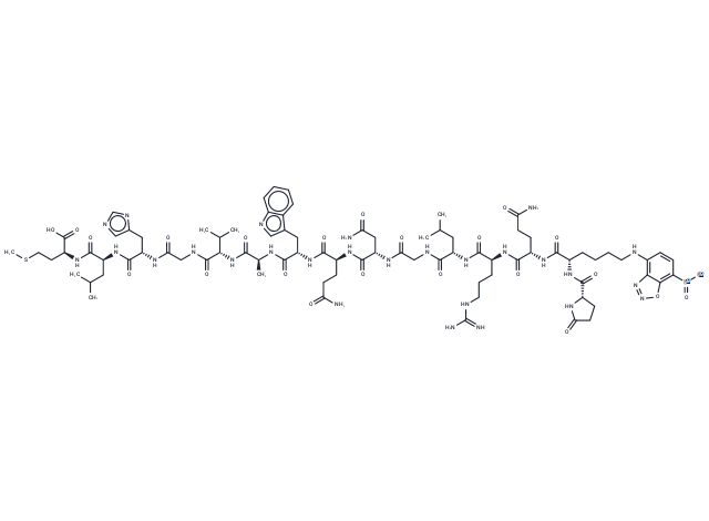 化合物TP2304,pGlu-K(-NBD)-Q-R-L-G-N-Q-W-A-V-G-H-L-M-N