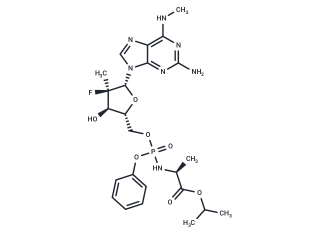 化合物 Arbemnifosbuvir,Arbemnifosbuvir