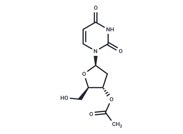 化合物 3’-O-Acetyl-2’-deoxyuridine,3’-O-Acetyl-2’-deoxyuridine