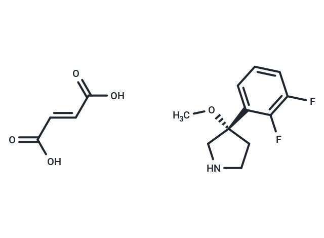 化合物 Pirepemat fumarate,Pirepemat fumarate