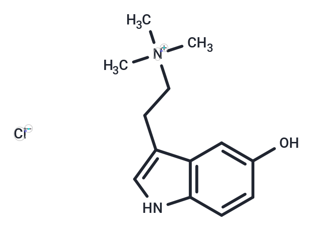 鹽酸蟾蜍特尼定,Bufotenidine hydrochloride(487-91-2 Free base)