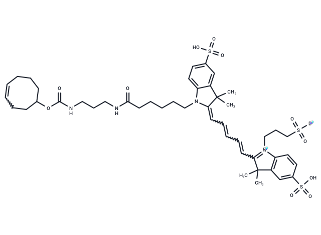 化合物 Sulfo-Cy5-TCO,Sulfo-Cy5-TCO