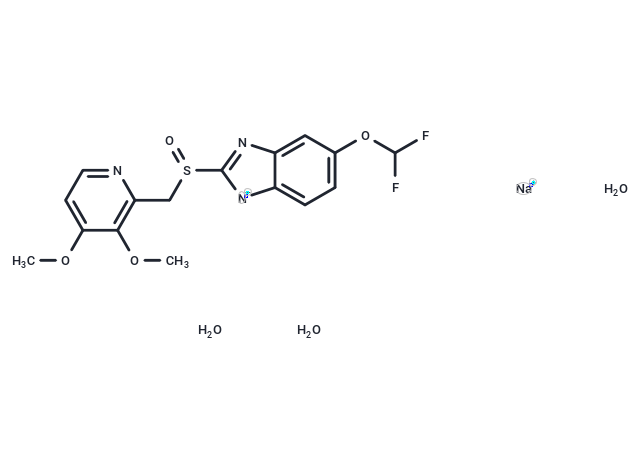 化合物 S-Pantoprazole sodium trihydrate,S-Pantoprazole sodium trihydrate