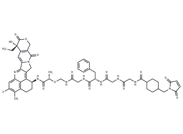 化合物 Mal-cyclohexane-Gly-Gly-Phe-Gly-Exatecan,Mal-cyclohexane-Gly-Gly-Phe-Gly-Exatecan