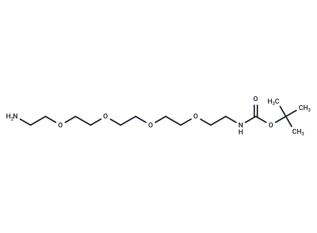 化合物Boc-NH-PEG4-CH2CH2NH2,Boc-NH-PEG4-CH2CH2NH2