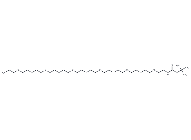 化合物Boc-NH-PEG11-NH2,Boc-NH-PEG11-NH2