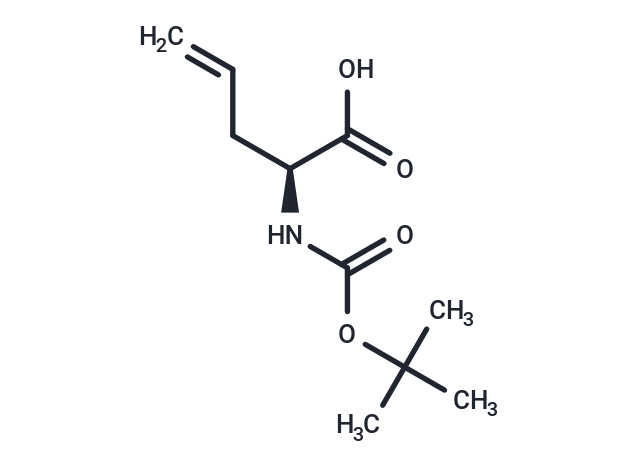 化合物 (S)-2-((tert-Butoxycarbonyl)amino)pent-4-enoic acid,(S)-2-((tert-Butoxycarbonyl)amino)pent-4-enoic acid