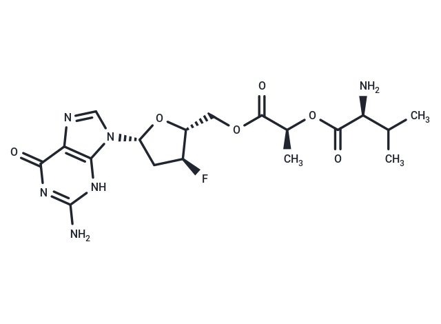 化合物 Lagociclovir valactate,Lagociclovir valactate