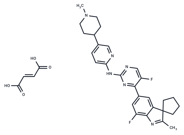 化合物 Crozbaciclib fumarate,Crozbaciclib fumarate