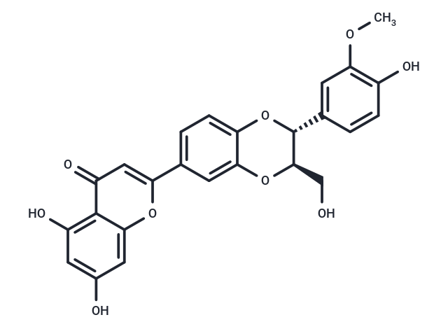 化合物 (±)-Hydnocarpin,(±)-Hydnocarpin