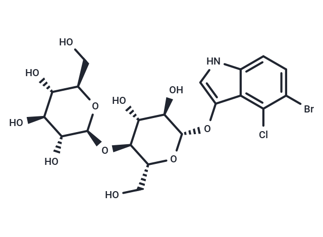 化合物T60017,5-Bromo-4-chloro-3-indoxyl-beta-D-cellobioside