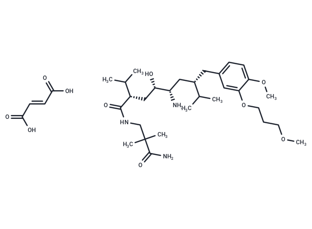 化合物 Aliskiren fumarate,Aliskiren fumarate