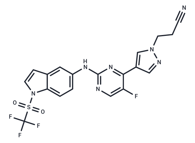 化合物 JAK2/TYK2-IN-1,JAK2/TYK2-IN-1