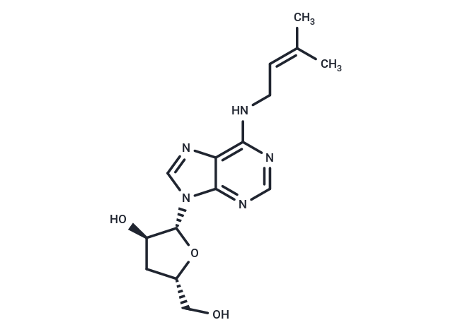 化合物 3’-Deoxy-N6-isopentenyl adenosine,3’-Deoxy-N6-isopentenyl adenosine