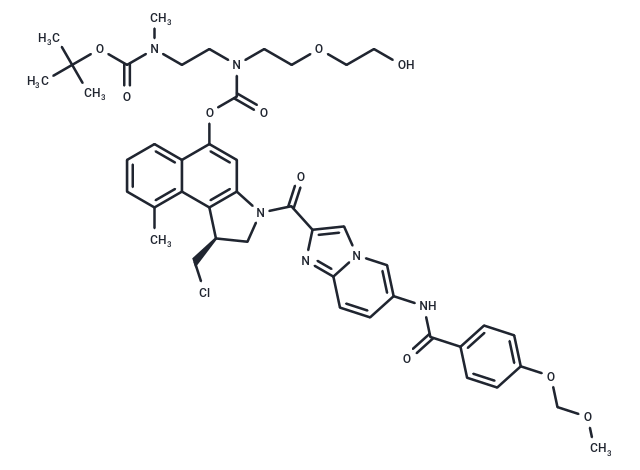 化合物 MethylCBI-azaindole-benzamide-MOM-Boc-ethylenediamine-D,MethylCBI-azaindole-benzamide-MOM-Boc-ethylenediamine-D