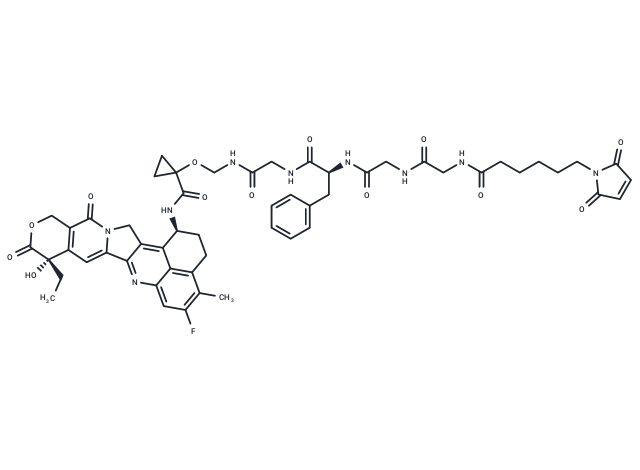 化合物 MC-Gly-Gly-Phe-Gly-amide-cyclopropanol-amide-Exatecan,MC-Gly-Gly-Phe-Gly-amide-cyclopropanol-amide-Exatecan