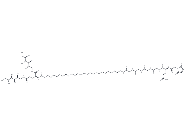 化合物 Mal-EGGGG-PEG8-amide-bis(deoxyglucitol),Mal-EGGGG-PEG8-amide-bis(deoxyglucitol)