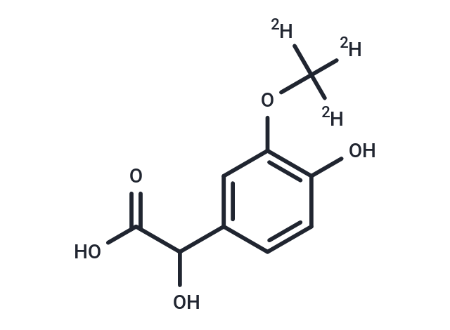 化合物 DL-4-Hydroxy-3-methoxymandelic-d3 acid,DL-4-Hydroxy-3-methoxymandelic-d3 acid