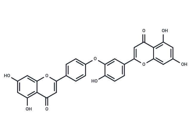 化合物 Ochnaflavone,Ochnaflavone