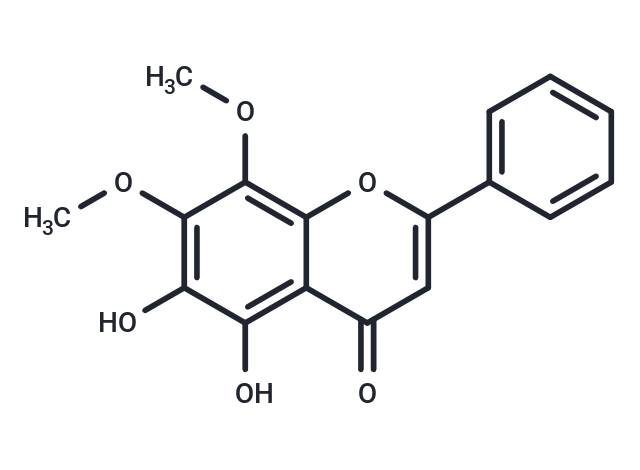 5,6-二羥基-7,8-二甲氧基黃酮,5,6-Dihydroxy-7,8-dimethoxyflavone