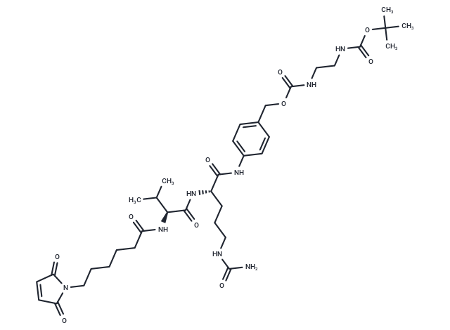 化合物 MC-Val-Cit-PAB-NH-C2-NH-Boc,MC-Val-Cit-PAB-NH-C2-NH-Boc