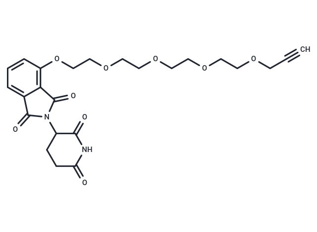 化合物T9389,Thalidomide-PEG4-Propargyl