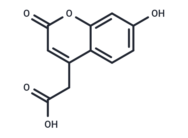 化合物 2-(7-Hydroxy-2-oxo-2H-chromen-4-yl)acetic acid,2-(7-Hydroxy-2-oxo-2H-chromen-4-yl)acetic acid