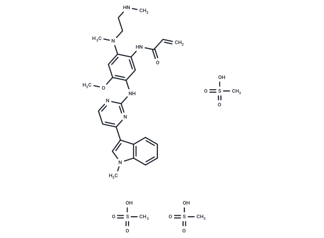 AZ7550甲磺酸鹽,AZ7550 trimesylate salt