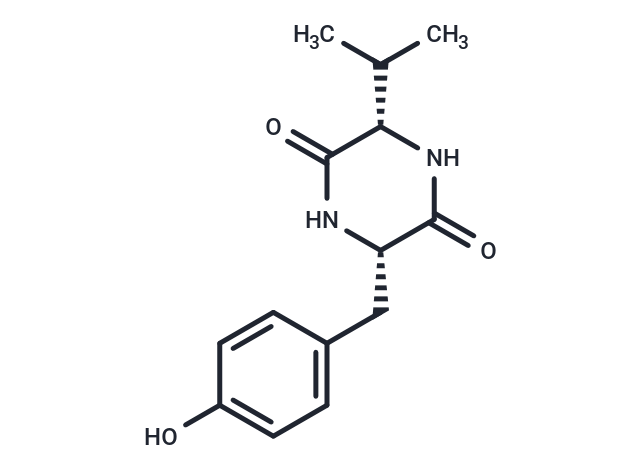 化合物 Cyclo(Tyr-Val),Cyclo(Tyr-Val)