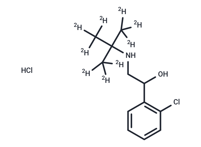 化合物 Tulobuterol-d9 HCl,Tulobuterol-d9 HCl