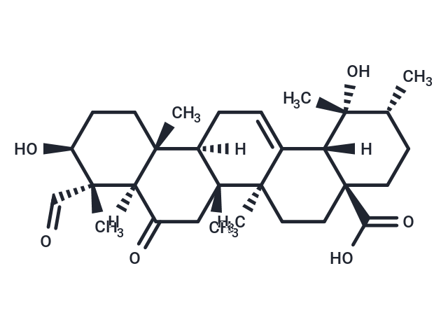 化合物 3,19-Dihydroxy-6,23-dioxo-12-ursen-28-oic acid,3,19-Dihydroxy-6,23-dioxo-12-ursen-28-oic acid