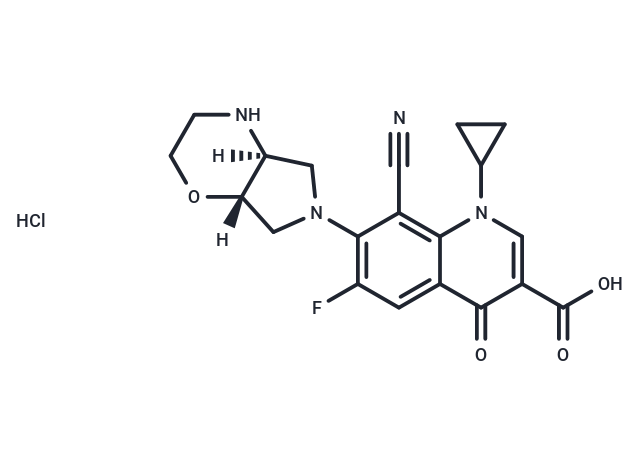 化合物 Finafloxacin hydrochloride,Finafloxacin hydrochloride