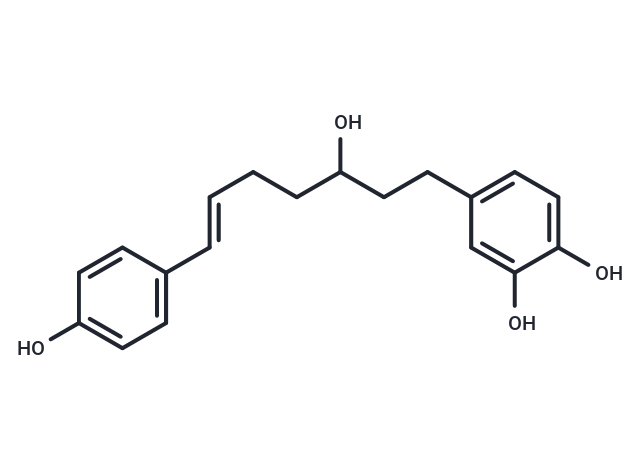 化合物 1-(3,4-Dihydroxyphenyl)-7-(4-hydroxyphenyl)hept-6-en-3-ol,1-(3,4-Dihydroxyphenyl)-7-(4-hydroxyphenyl)hept-6-en-3-ol